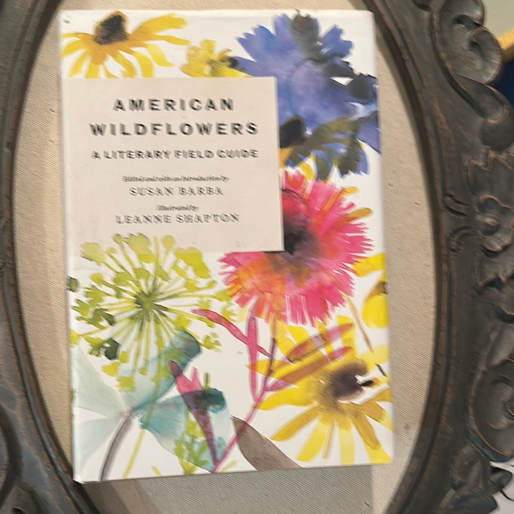 Abrams Books Yellow and Pink Wildflower Art